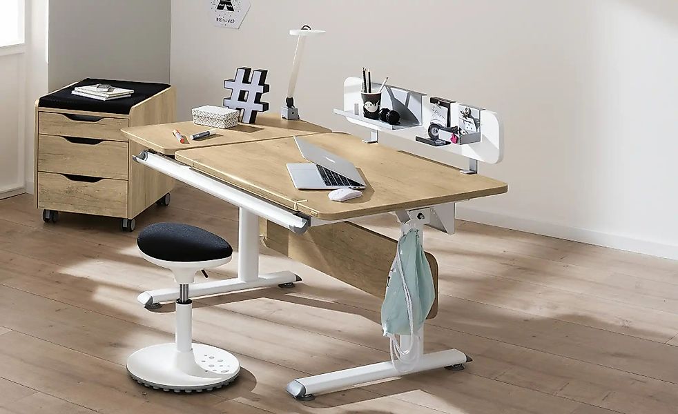 PAIDI Schülerschreibtisch  Diego ¦ holzfarben ¦ Maße (cm): B: 130 H: 53 T: günstig online kaufen