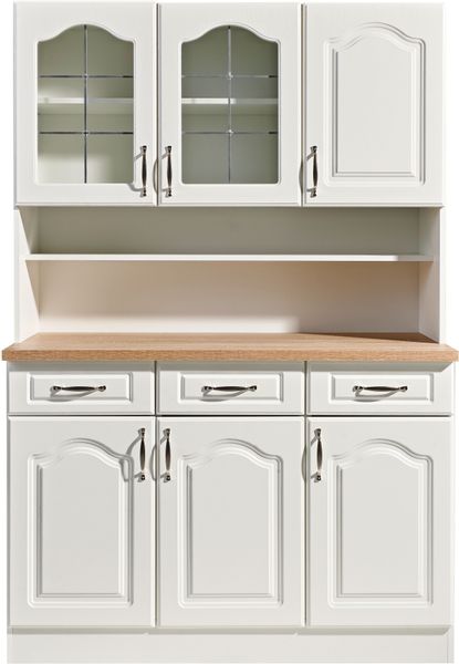 wiho Küchen Küchenbuffet "Linz" 120 cm breit, in Landhaus-Optik günstig online kaufen