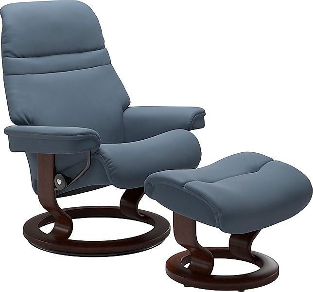 Stressless Fußhocker "Sunrise" mit Classic Base, Gestell Braun günstig online kaufen