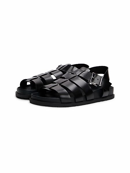 Tommy Jeans Riemchensandale "TJW FISHERMAN PATENT SANDAL", Sandalette, Somm günstig online kaufen