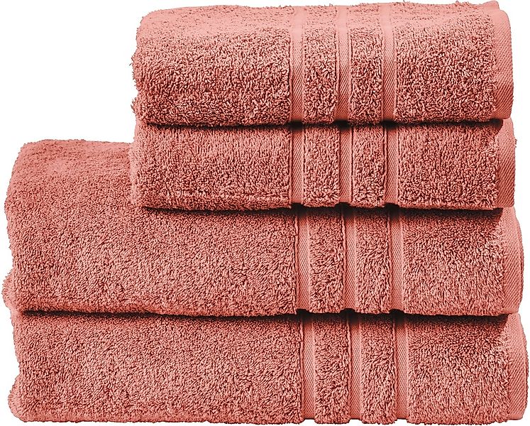 done. Handtuch Set "Daily Uni" Set 4 Stk. Walkfrottier saugfähiges Walkfrot günstig online kaufen