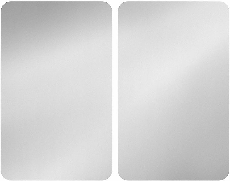 WENKO Herd-Abdeckplatte »Universal Modell Silber«, (Set, 2 tlg.), Herdabdec günstig online kaufen