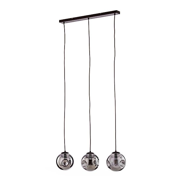 Lindby Pendelleuchte Valentina 10019841 Design Modern in Alu aus Glas 3-fla günstig online kaufen