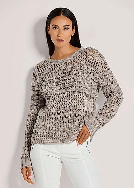 MADELEINE Strickpullover Pullover mit Ajour-Muster günstig online kaufen