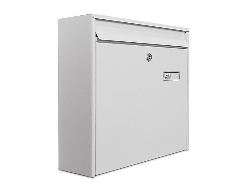 banjado Briefkastenanlage weiß mit Namensschild, 2, 3, 4 oder 6 Parteien (p günstig online kaufen