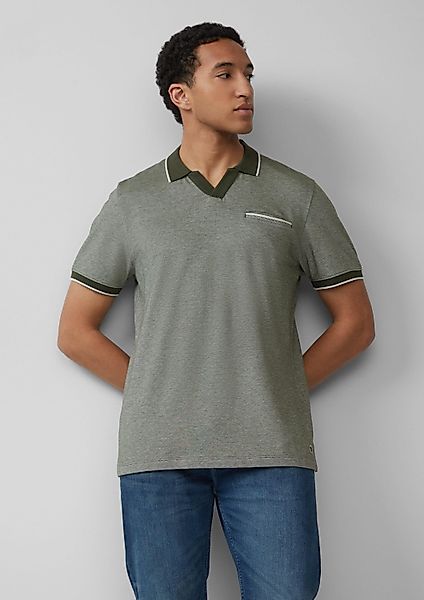 s.Oliver Kurzarmshirt Polo-Shirt (1-tlg) günstig online kaufen