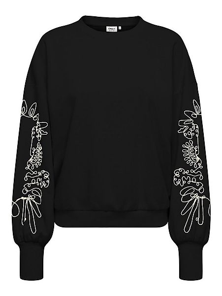 ONLY Sweatshirt ONLBROOKE L/S O-NECK DETAIL SWT NOOS günstig online kaufen