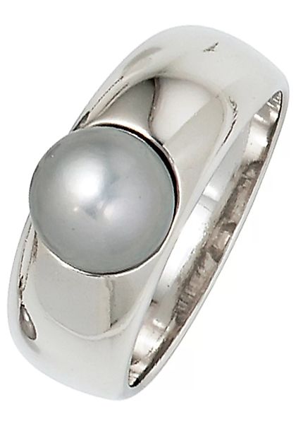 JOBO Perlenring, 925 Silber mit einer Süßwasser-Zuchtperle günstig online kaufen