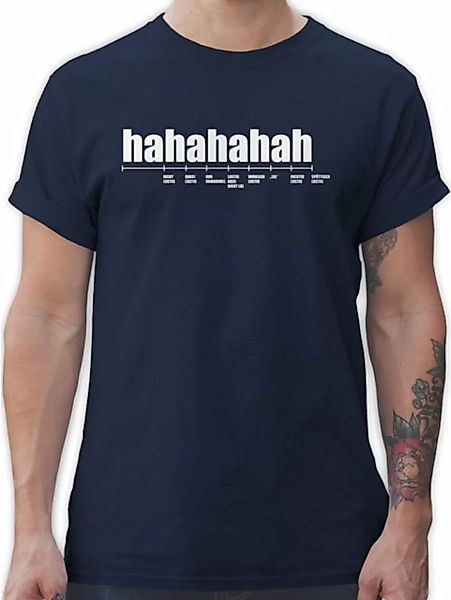 Shirtracer T-Shirt Lustiges Diagramm - weiß Sprüche Statement günstig online kaufen