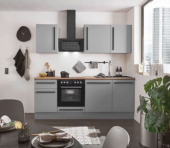 BASIC by Balculina Winkelküche »Denver, Küche BxHxT 220 x 211 x 60«, Breite günstig online kaufen