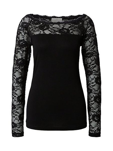KAFFE Langarmshirt Lacy (1-tlg) Spitze günstig online kaufen