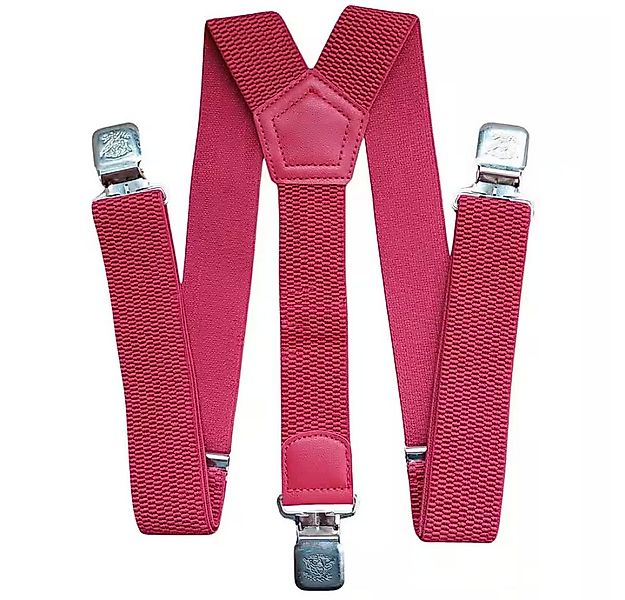 Ware aus aller Welt Hosenträger rot starke Y Hosenträger 40 mm breit mit st günstig online kaufen