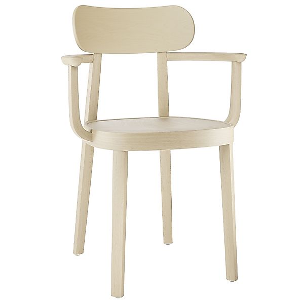 THONET 118 MF Holzstuhl mit Armlehnen | Muldensitz | Buche gebeizt aufgehel günstig online kaufen