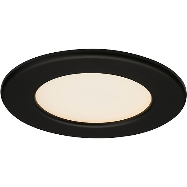 Briloner LED Einbauleuchten Thin 3er-Set Warmweiß 11,5 x 3 cm  Schwarz-Matt günstig online kaufen