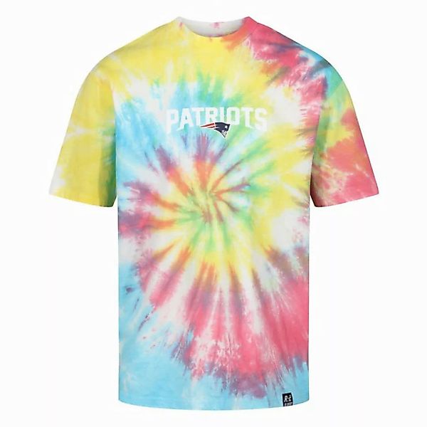 Recovered Print-Shirt New England Patriots - NFL - Tie-Dye Relaxed T-Shirt, günstig online kaufen