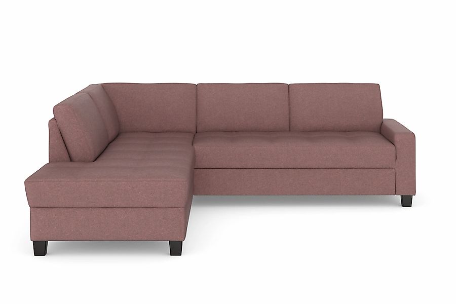 DOMO collection Ecksofa "Florentina zeitlos und elegant, Sitznähte als Desi günstig online kaufen