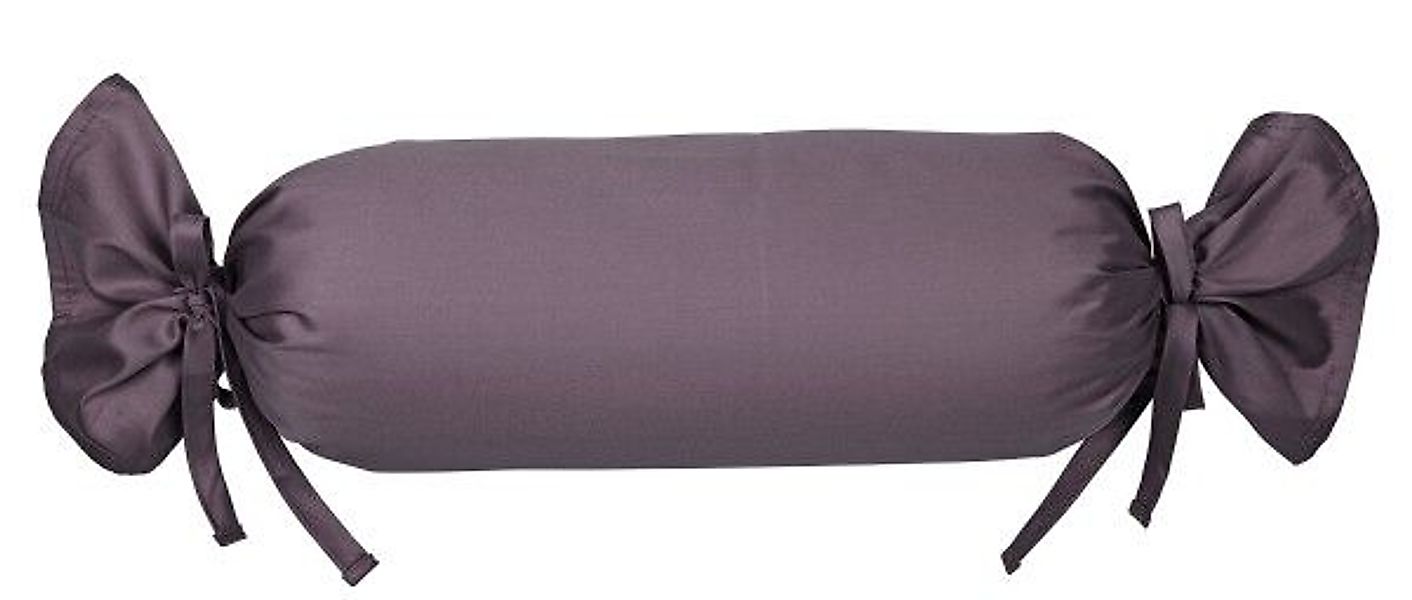 Janine Janine Mako-Satin Bettwäsche Colors 31001 holunder Größe:  15x40 cm günstig online kaufen