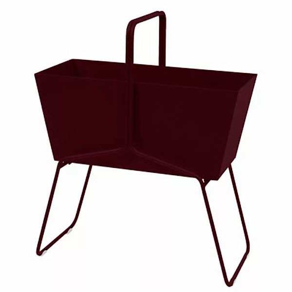 Blumenkasten Basket metall rot hoch - Ø 70 X H 84 cm - Fermob - günstig online kaufen