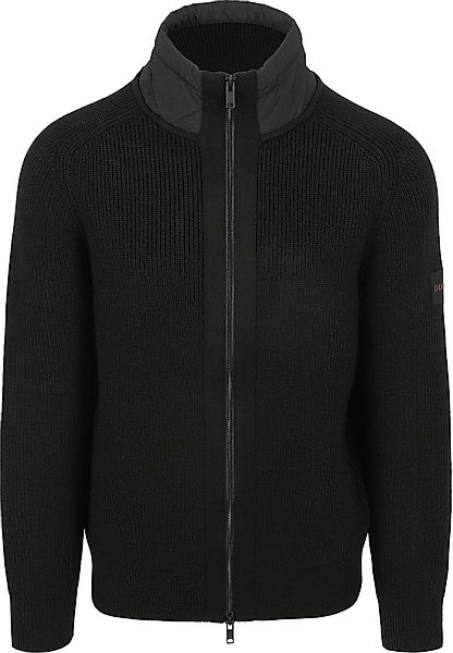 BOSS Kigloo Strickjacke Wool Blend Schwarz - Größe L günstig online kaufen