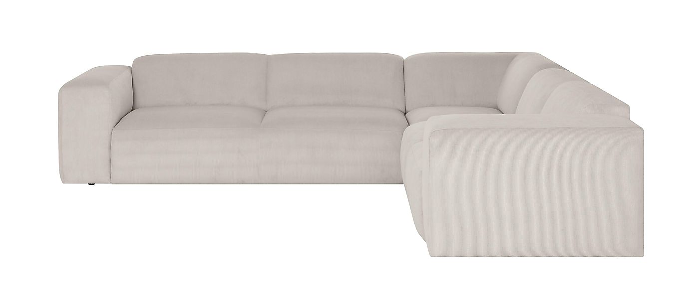 NADUVI Collection | Ecksofa Hilton 6-Sitzer Rippenstoff günstig online kaufen
