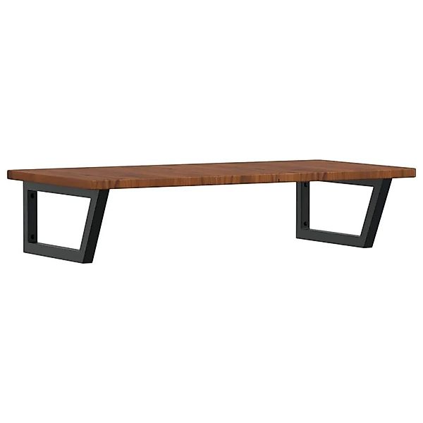 vidaXL Waschtischplatte mit Halterung Stahl und Massivholz Eiche 3302407 günstig online kaufen