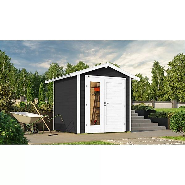 Weka Holz-Gartenhaus Gartenhaus 224 Satteldach Unbehandelt 233 cm günstig online kaufen