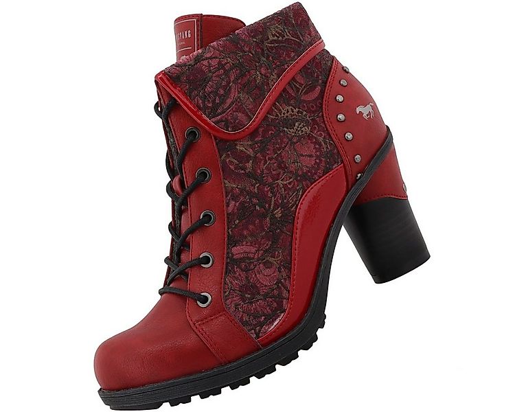 Mustang Shoes 15M0162011-red-multi Stiefelette günstig online kaufen