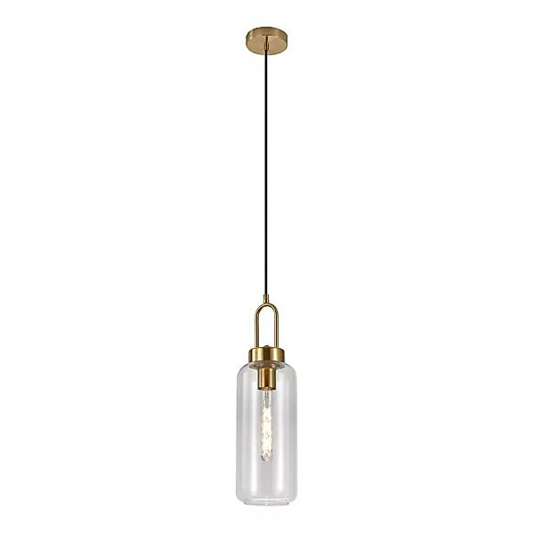 Deckenlampe in modernem Design Glas und Metall günstig online kaufen