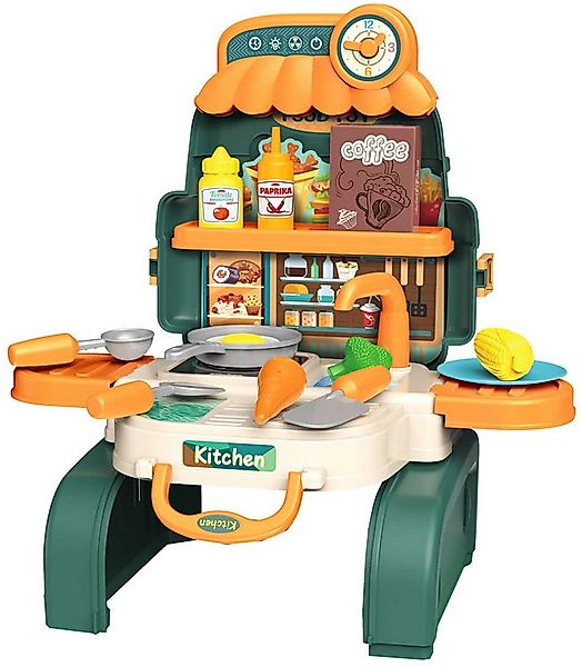 Diakakis Spielküche Rucksack 3in1 21-tlg. Koch-/Küchen Spielset günstig online kaufen