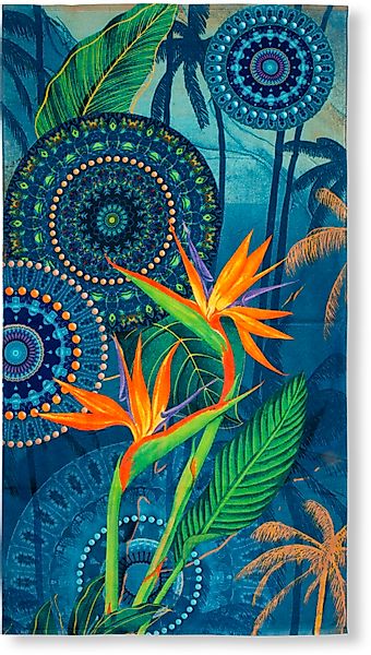 hip Strandtuch »Novia«, (1 St., Strandtuch 100 x 180 cm), Baumwolle, Velour günstig online kaufen