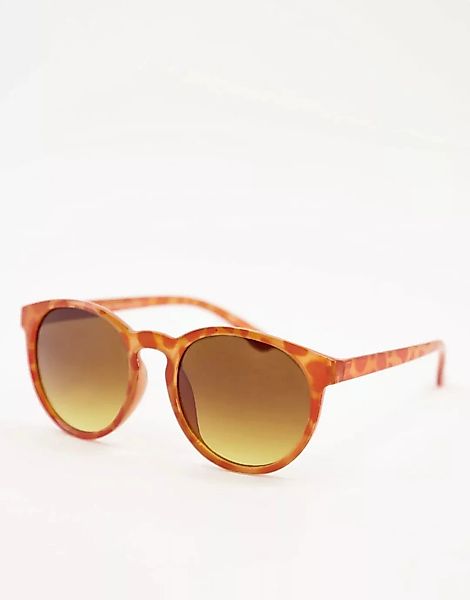 Accessorize – Pip – Modische Sonnenbrille in orangefarbener Schildpattoptik günstig online kaufen