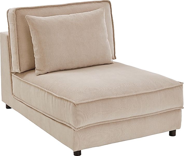 ATLANTIC home collection XXL-Sessel »Valan«, XXL-Sitzfläche, mit Cord-Bezug günstig online kaufen