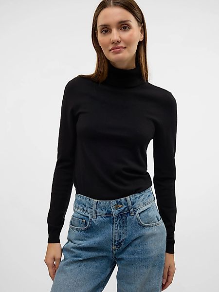 Vero Moda Rollkragenpullover "VMHAPPINESS LS ROLLNK PULLOVE GA BOO REP" günstig online kaufen