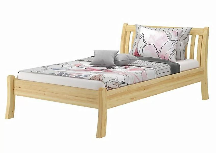 ERST-HOLZ Bett Komfortables Echtholzbett Gästebett Kiefer massiv 120x200 cm günstig online kaufen