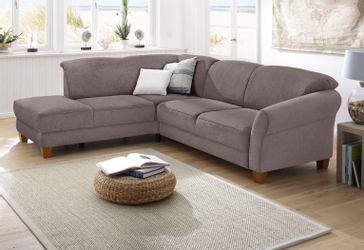Home affaire Ecksofa "Gotland L-Form" wahlweise mit Sitztiefenverstellung + günstig online kaufen