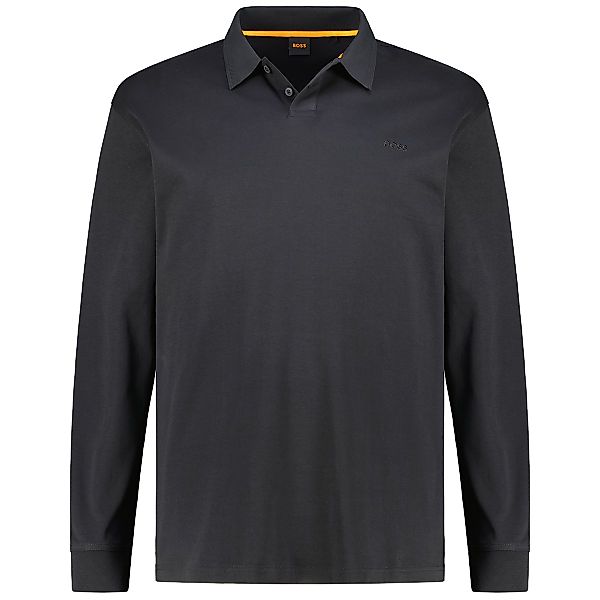 BOSS Poloshirt aus Baumwolle Farbe schwarz Größe: 6XL günstig online kaufen