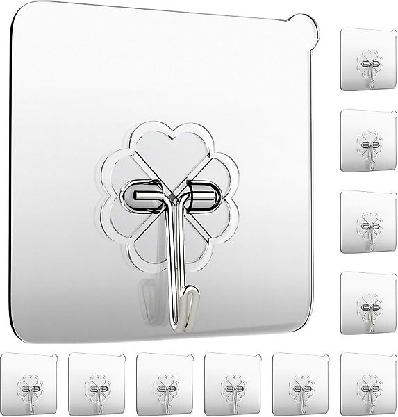 BlingBin Wandhaken Selbstklebend Haken, 10/20 Stück günstig online kaufen