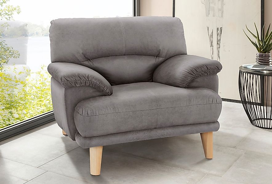 TRENDMANUFAKTUR Sessel "Cecilia, Loungesessel, italienisches Design, bequem günstig online kaufen
