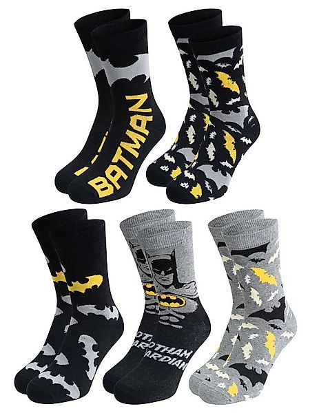 United Labels® Socken DC Comics Batman Socken Sneaker Strümpfe (5er Pack) 4 günstig online kaufen