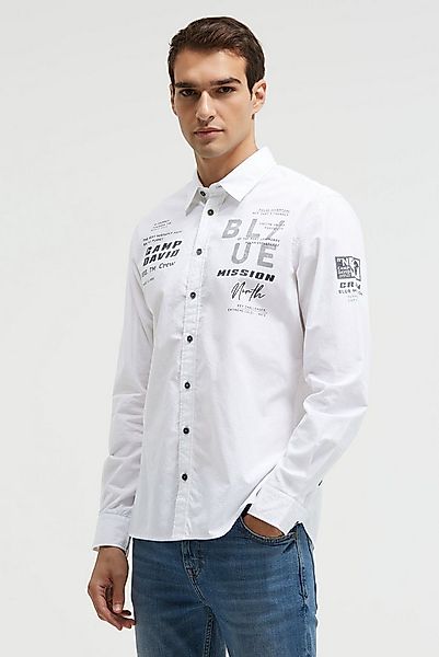 CAMP DAVID Langarmhemd aus Baumwolle günstig online kaufen