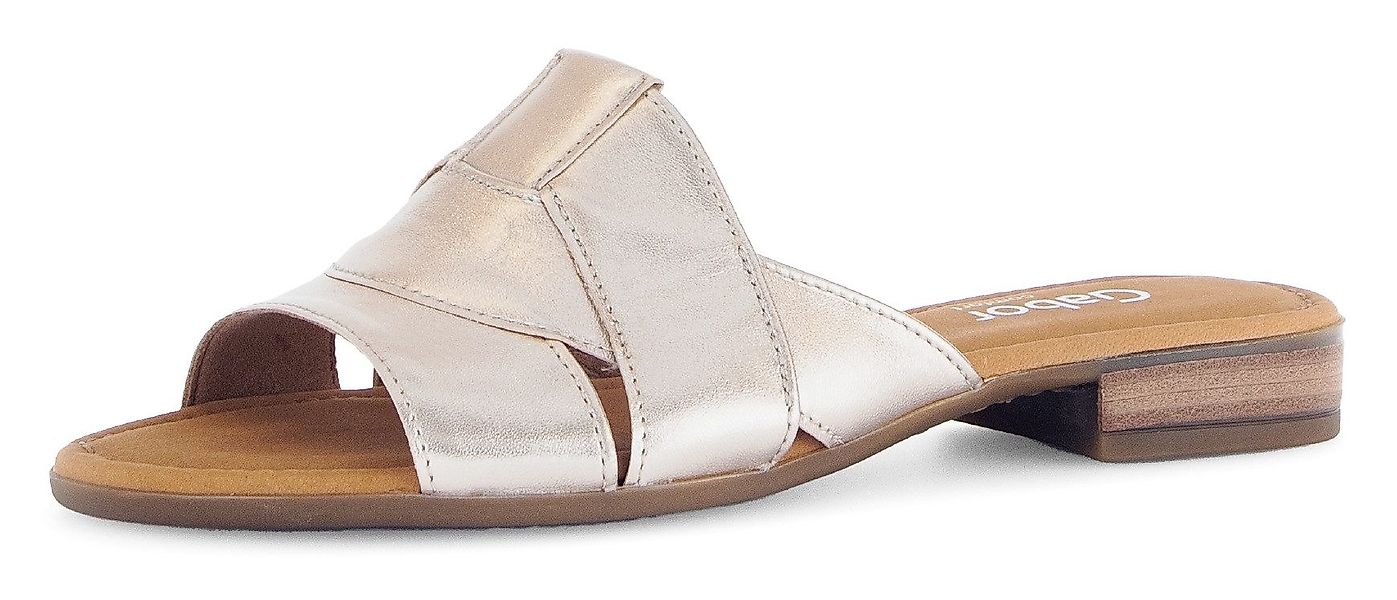 Gabor RHODOS Pantolette, Blockabsatz, Sommerschuh, Komfortschuh günstig online kaufen