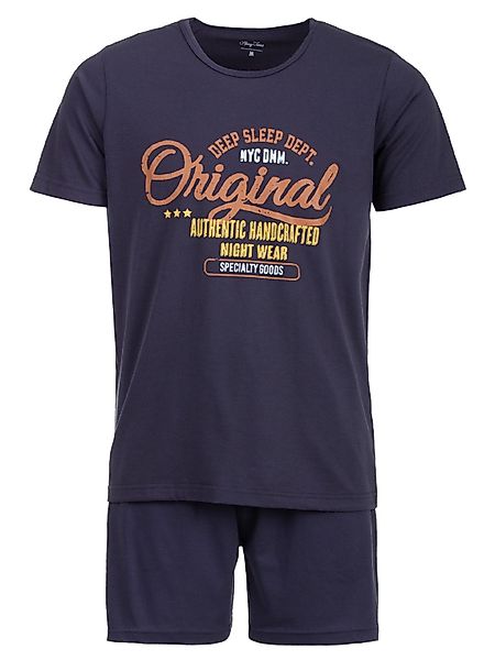 Henry Terre Schlafanzug Pyjama Set Shorty günstig online kaufen