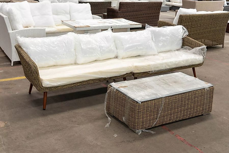 #HBM 2666: Sofa bestehend aus 2 Seitenelementen Skara mit Tisch Tessera 5mm günstig online kaufen
