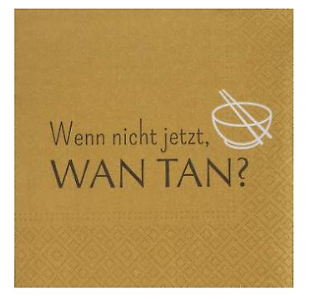 Dining Serviette WAN TAN 33*33 cm gold günstig online kaufen