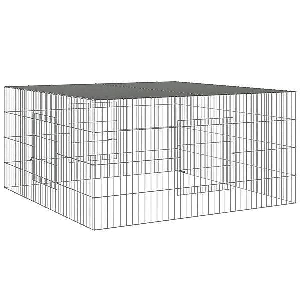 vidaXL Kleintierstall, Kaninchenkäfig 110x110x55 cm Verzinktes günstig online kaufen