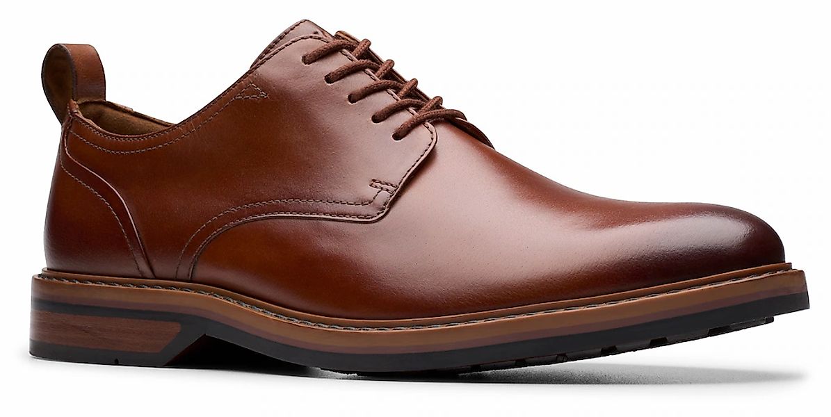 Clarks Schnürschuh "Alwin Lace", Business Schnürschuh mit Anziehlasche günstig online kaufen