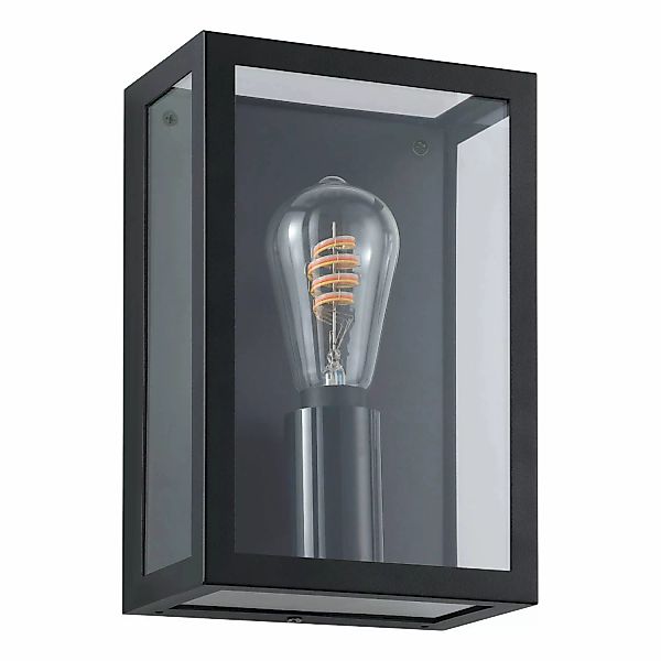 Eglo LED-Wandleuchte Alamonte-Z Zigbee 4,9 W 400 lm Schwarz Klar günstig online kaufen