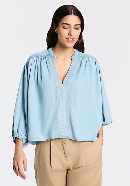 BOSS ORANGE Schlupfbluse "Barda Premium Damenmode" mit Ballon-Ärmeln günstig online kaufen