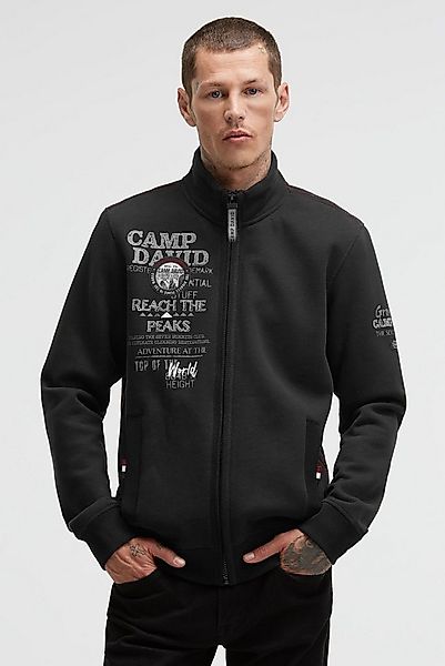 CAMP DAVID Sweatjacke mit Stehkragen günstig online kaufen
