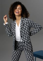 Aniston SELECTED Jerseyblazer mit gestreiften Punkten günstig online kaufen